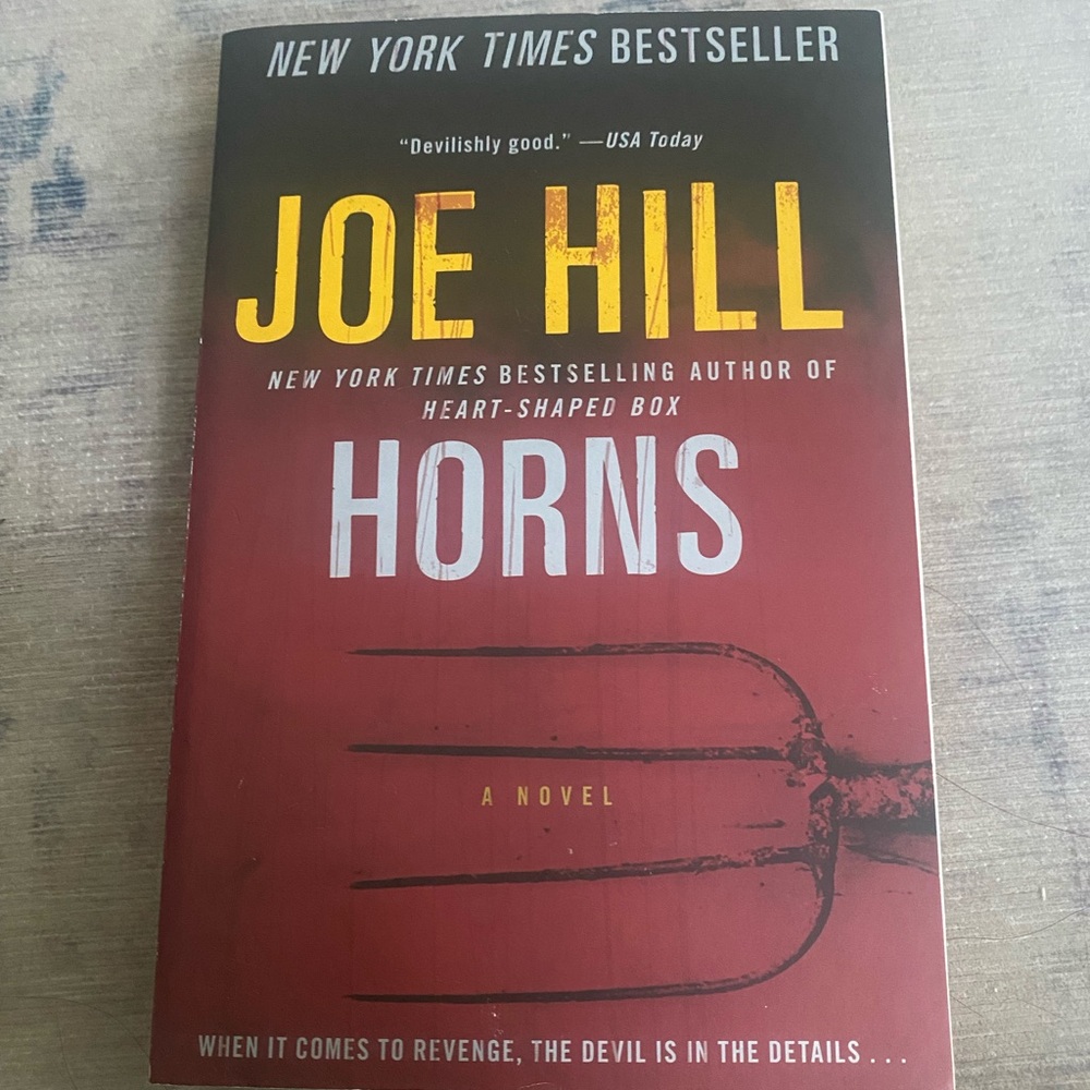 Joe Hill 'Horns' Paperback Book